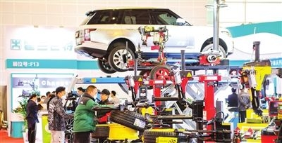 AMR中國國際汽保汽配展。 記者 潘立峰 攝